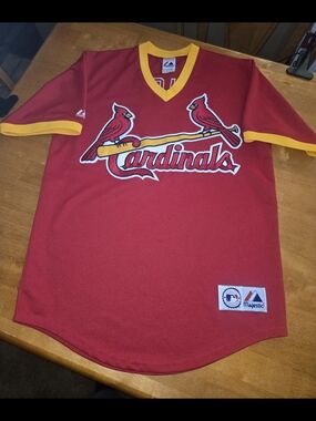 VTG Majestic St. Louis Cardinals Pujols pullover jersey.
